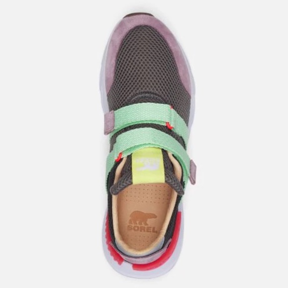 Sorel Women's Sneakers in Gray, Mint, and Purple - Picture 5 of 15